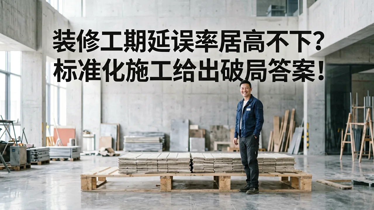 装修工期延误率居高不下？标准化施工给出破局答案